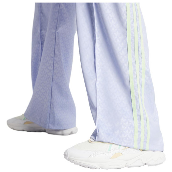 Adidas Γυναικείο παντελόνι φόρμας Trefoil Monogram Satin Track Pants